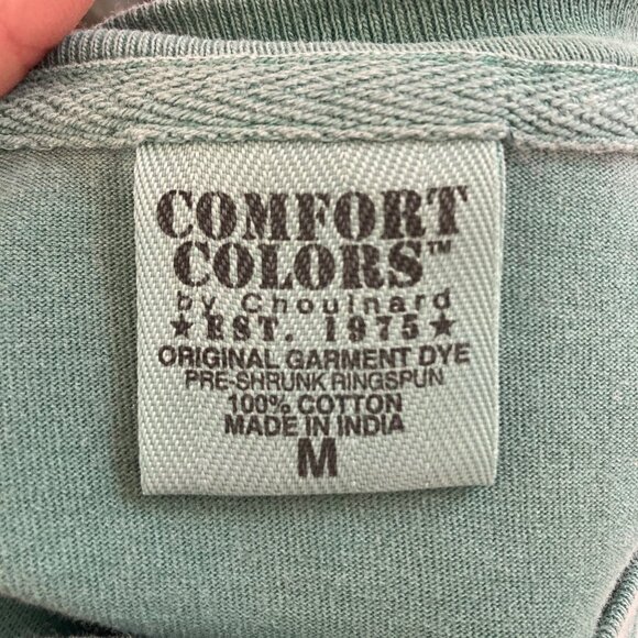 The Cooked Goose Watch Hill RI T Shirt  Mens Medium Green Cotton Cafe Westerly - Picture 5 of 5